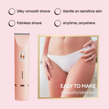 2-in-1 Painless Bikini Hair Trimmer