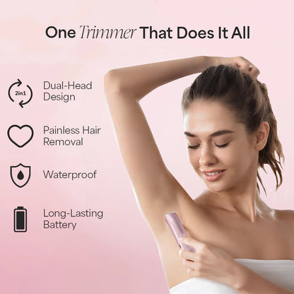 2-in-1 Painless Bikini Hair Trimmer